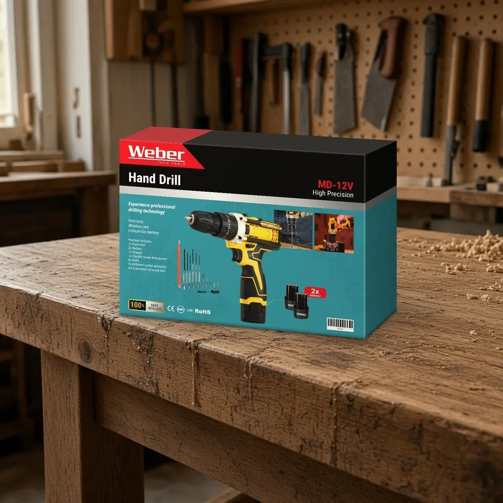 Wkrętarka akumulatorowa 12 V WEBER